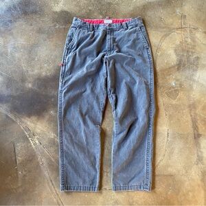 Dockers Gray Chinos with Red Accents